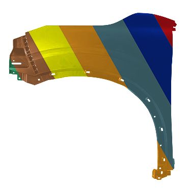 MITSUBISHI OUTLANDER (7 SEATER) FENDER LEFT (Driver Side) **CAPA** OEM#63113W190P 2022-2024 PL#MI1240184C