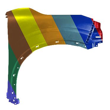 MITSUBISHI OUTLANDER (7 SEATER) FENDER RIGHT (Passenger Side) **CAPA** OEM#63112W150P 2022-2024 PL#MI1241184C