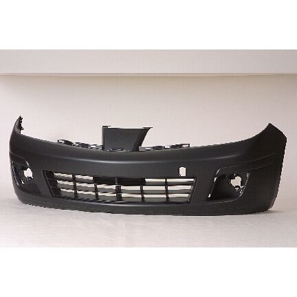 NISSAN(DATSUN) VERSA HATCHBACK FRONT BUMPER COVER PRIMED (W/BUILT IN BUMPER MLDG)**CAPA** OEM#FBM22EM30J 2007-2012 PL#NI1000245C
