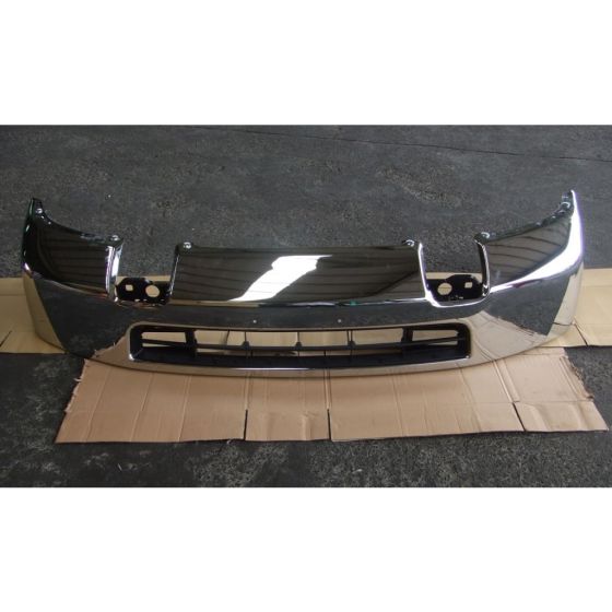 NISSAN(DATSUN) NV1500/2500/3500 FRONT BUMPER CHROME (WO/FOG)(WO/SENSOR) OEM#620221PA1A 2012-2021 PL#NI1002145