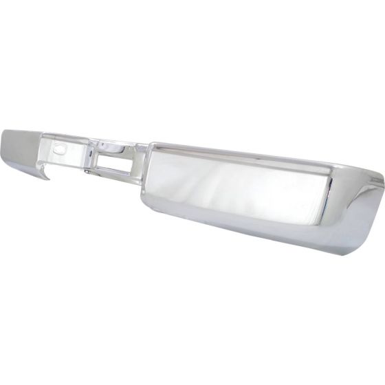 NISSAN(DATSUN) TITAN REAR STEP BUMPER BAR CHROME WO/SENSOR (LE/SE/SL/SV)(WO/BIG TOW PKG) OEM#850309FM0C 2007-2015 PL#NI1102151