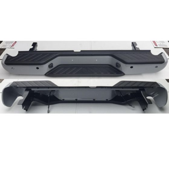 NISSAN(DATSUN) FRONTIER STEP BUMPER ASSEMBLY PTD (W/ SENSOR HOLES) OEM#850109BF1E-PFM 2013-2021 PL#NI1103126