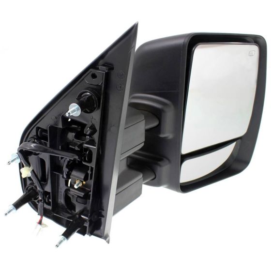 NISSAN(DATSUN) NV1500/2500/3500 DOOR MIRROR RIGHT (Passenger Side) POWER/HEATED (CHROME CVR)(DUAL ARM) OEM#963011PA3E-PFM 2012-2021 PL#NI1321222