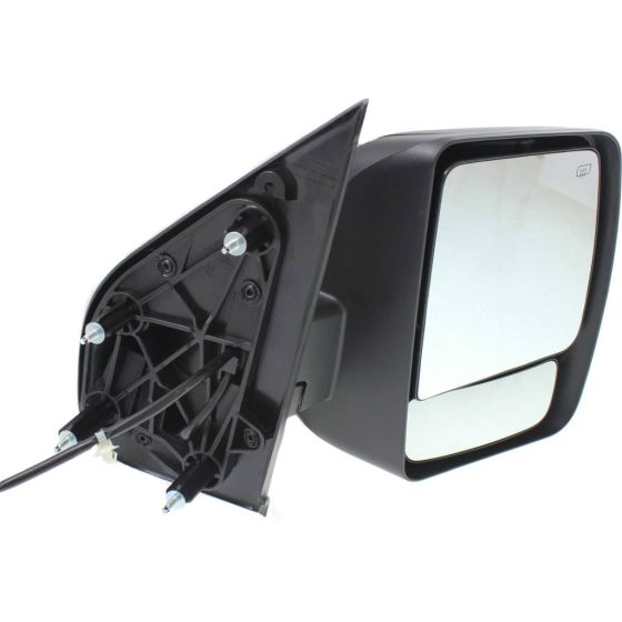 NISSAN(DATSUN) NV1500/2500/3500 DOOR MIRROR RIGHT (Passenger Side) POWER/HEATED (BLACK CVR)(SINGLE ARM) OEM#963011PA9E-PFM 2012-2021 PL#NI1321234