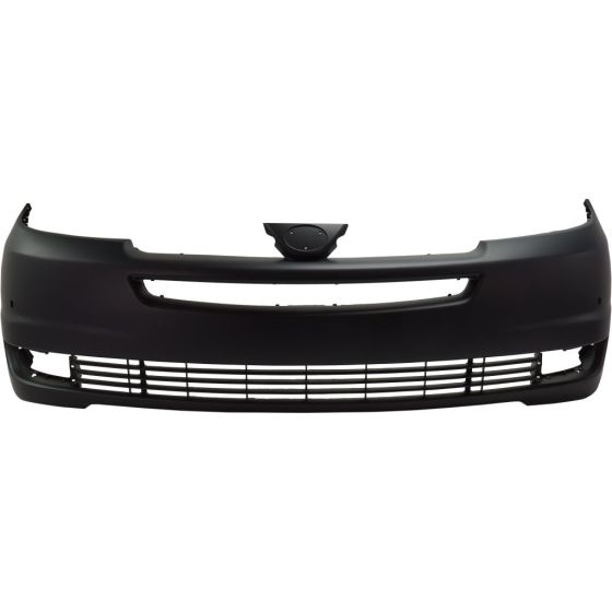 TOYOTA SIENNA  FRONT BUMPER COVER PRIMED (W/Park Sensor)(W/O Radar Cruise)**CAPA** OEM#52119AE901 2004-2005 PL#TO1000270C