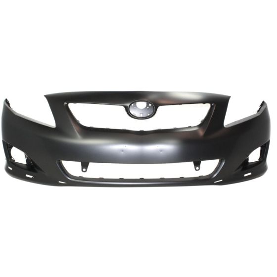 TOYOTA COROLLA/SEDAN FRONT BUMPER COVER PRIMED (W/SPOILER)(S/XRS)**CAPA** OEM#5211902989 2009-2010 PL#TO1000342C