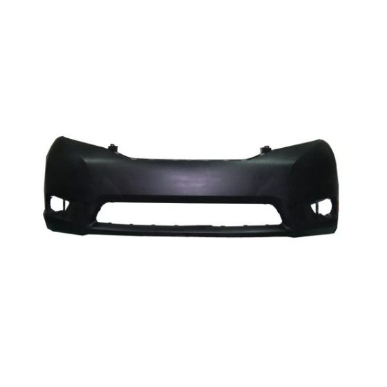 TOYOTA SIENNA FRONT BUMPER COVER PRIMED (WO/SENSOR)(EXC SE) OEM#5211908904 2011-2017 PL#TO1000369