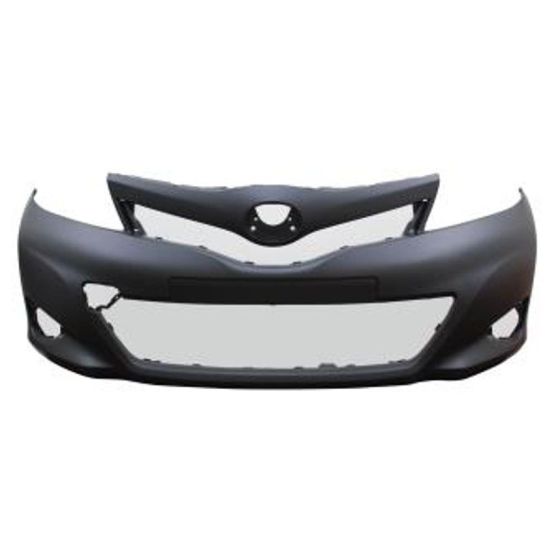 TOYOTA YARIS HATCHBACK(5DOORS) FRONT BUMPER COVER PRIMED (CE/L/LE)(FRANCE BUILT) OEM#521190U904 2014 PL#TO1000411