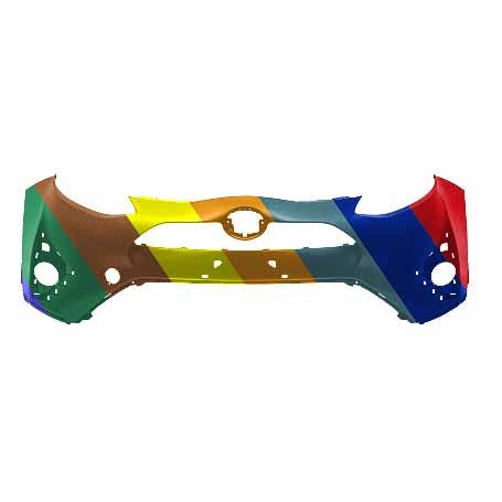 TOYOTA PRIUS C (1.5L) FRONT BUMPER COVER PRIMED **CAPA** OEM#521195A959 2018-2019 PL#TO1000444C