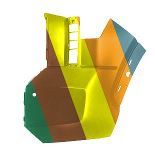 TOYOTA TUNDRA FRONT BUMPER SIDE COVER LEFT (Driver Side) PRIMED (W/SENSOR)(W/WHEEL OPENING MLDG) **CAPA** OEM#521130C912 2022-2024 PL#TO1016107C