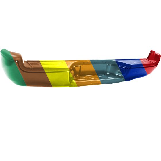 TOYOTA TACOMA STEP BUMPER ASSY BLACK**CAPA** OEM#5215104051-PFM 2005-2015 PL#TO1103114C