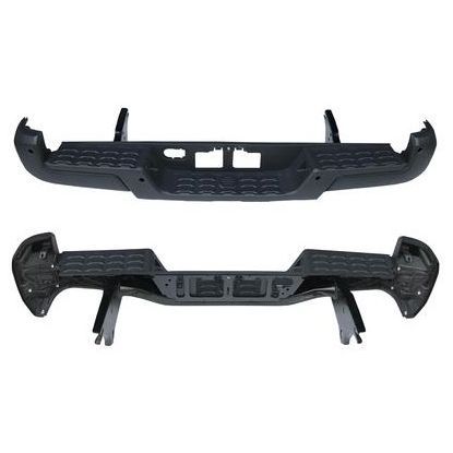 TOYOTA TACOMA REAR STEP BUMPER ASSY BLACK (W/SENSOR)(WO/TOW HITCH)**NSF** OEM#5215904030-PFM 2016-2023 PL#TO1103133N