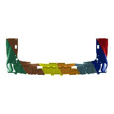 TOYOTA SIENNA HYBRID (hybrid only) REAR BUMPER COVER UPPER PRIMED **CAPA** OEM#5215908909 2021-2023 PL#TO1114105C