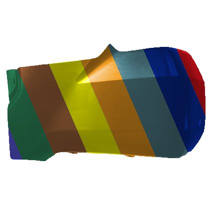 TOYOTA TUNDRA REAR BUMPER END COVER LEFT (Driver Side) PRIMED (W/SENSOR)(W/WHEEL OPENING MLDG) OEM#521620C900 2022-2024 PL#TO1116117