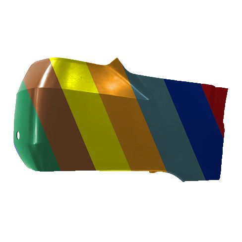 TOYOTA TUNDRA REAR BUMPER END COVER RIGHT (Passenger Side) PRIMED (W/SENSOR)(WO/WHEEL OPENING MLDG) OEM#521610C901 2022-2024 PL#TO1117115