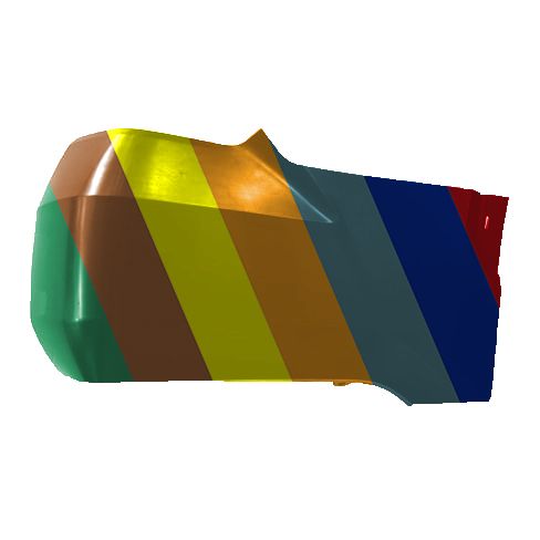 TOYOTA TUNDRA REAR BUMPER END COVER RIGHT (Passenger Side) PRIMED (WO/SENSOR)(W/WHEEL OPENING MLDG) OEM#521610C902 2022-2024 PL#TO1117116