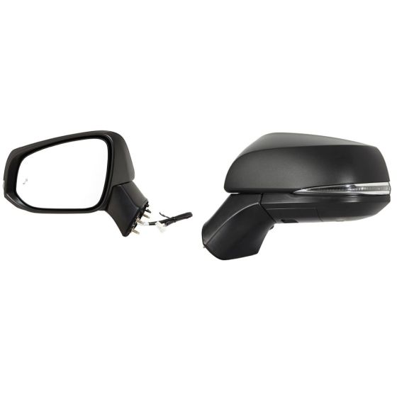 TOYOTA RAV4  DOOR MIRROR LEFT (Driver Side) PWR/HTD/SIGNAL/PUDDLE (W/BSD)(WO/CAMERA)(PTM-CVR)(JAPAN ) OEM#8794042E21-PFM 2019-2024 PL#TO1320423