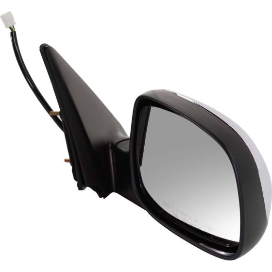 TOYOTA TUNDRA DOOR MIRROR RIGHT (Passenger Side) PWR/HTD (CHROME)(Double Cab) OEM#879100C100 2003-2006 PL#TO1321227