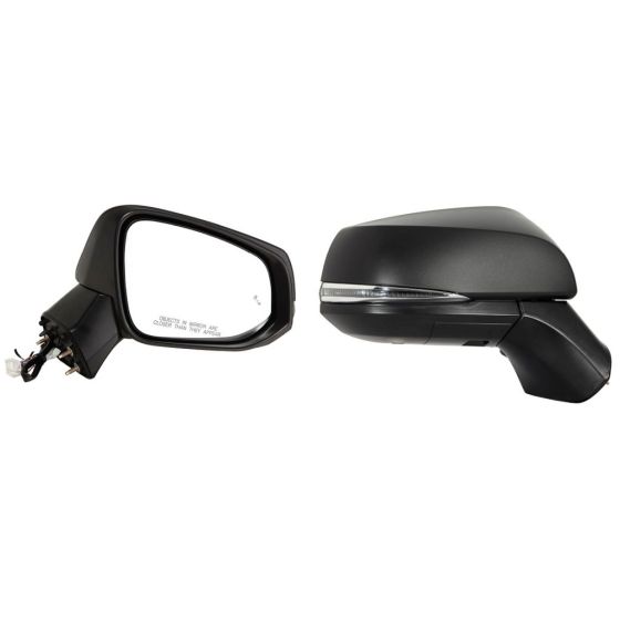 TOYOTA RAV4  DOOR MIRROR RIGHT (Passenger Side) PWR/HTD/SIGNAL/PUDDLE (W/BSD)(WO/CAMERA)(PTM-CVR)(JAPAN ) OEM#8791042E51-PFM 2019-2024 PL#TO1321423
