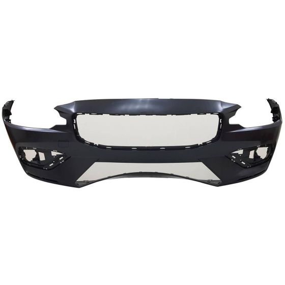 VOLVO VOLVO V60  FRONT BUMPER COVER PRIMED (WO/WASH)(WO/PARALLEL PK ASSIST)(INSCRIPTION)(W/CHROME MLDG) OEM#397964230 2019-2023 PL#VO1000248