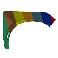 VOLVO VOLVO XC40 FENDER RIGHT (Passenger Side) OEM#31651218 2019-2023 PL#VO1241126