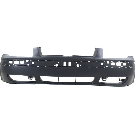 VOLKSWAGEN JETTA (GEN 4) FRONT BUMPER COVER PRIMED (W/ MOLDING HOLE) OEM#1J5807217JGRU 1999-2005 PL#VW1000136