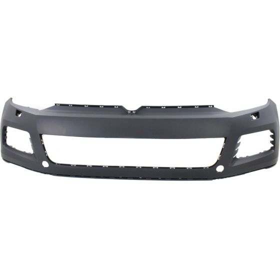 VOLKSWAGEN TOUAREG  FRONT BUMPER COVER PRIMED (W/WASHER)(EXC R-LINE) **CAPA** OEM#7P6807221CGRU 2011-2014 PL#VW1000194C