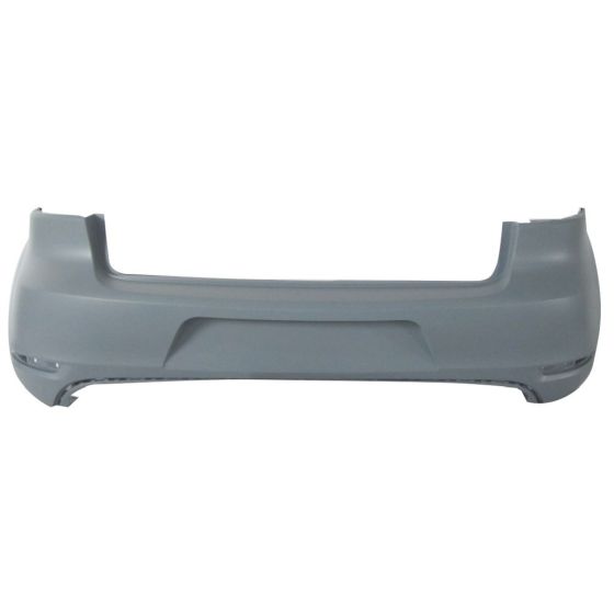 VOLKSWAGEN GOLF (2/4 DR) (LH Exhaust) REAR BUMPER COVER PRIMED (WO/PARK ASSIST) OEM#5K6807417GGRU 2010-2014 PL#VW1100182