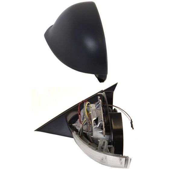 VOLKSWAGEN PASSAT (1PC H/L Design) DOOR MIRROR LEFT (Driver Side) PWR/HTD/P-FOLD/LAMP/MEMORY (FROM 11-03) OEM#3B1857507AA01C-PFM 2003-2005 PL#VW1320130