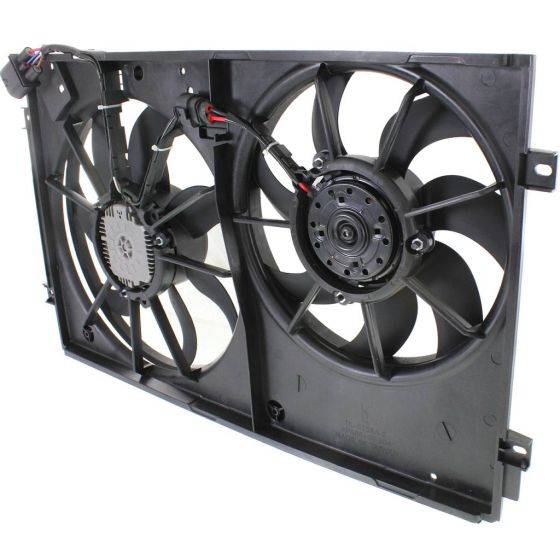 AUDI TT Coupe/Roadster RADIATOR & A/C FAN ASSEMBLY (2.5L)(DUAL FAN) OEM#1K0959455ET-PFM 2008-2015 PL#VW3120100