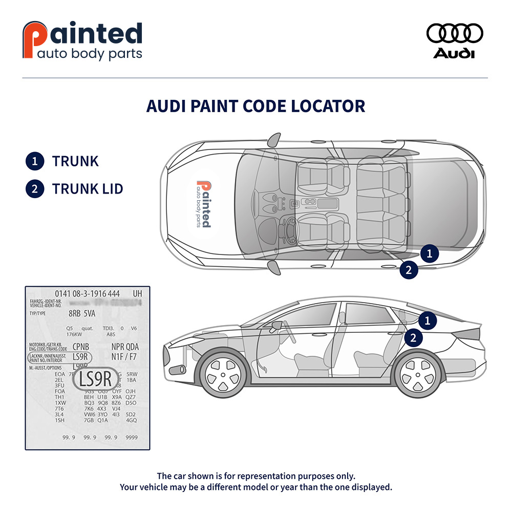 Audi Paint Code Locator