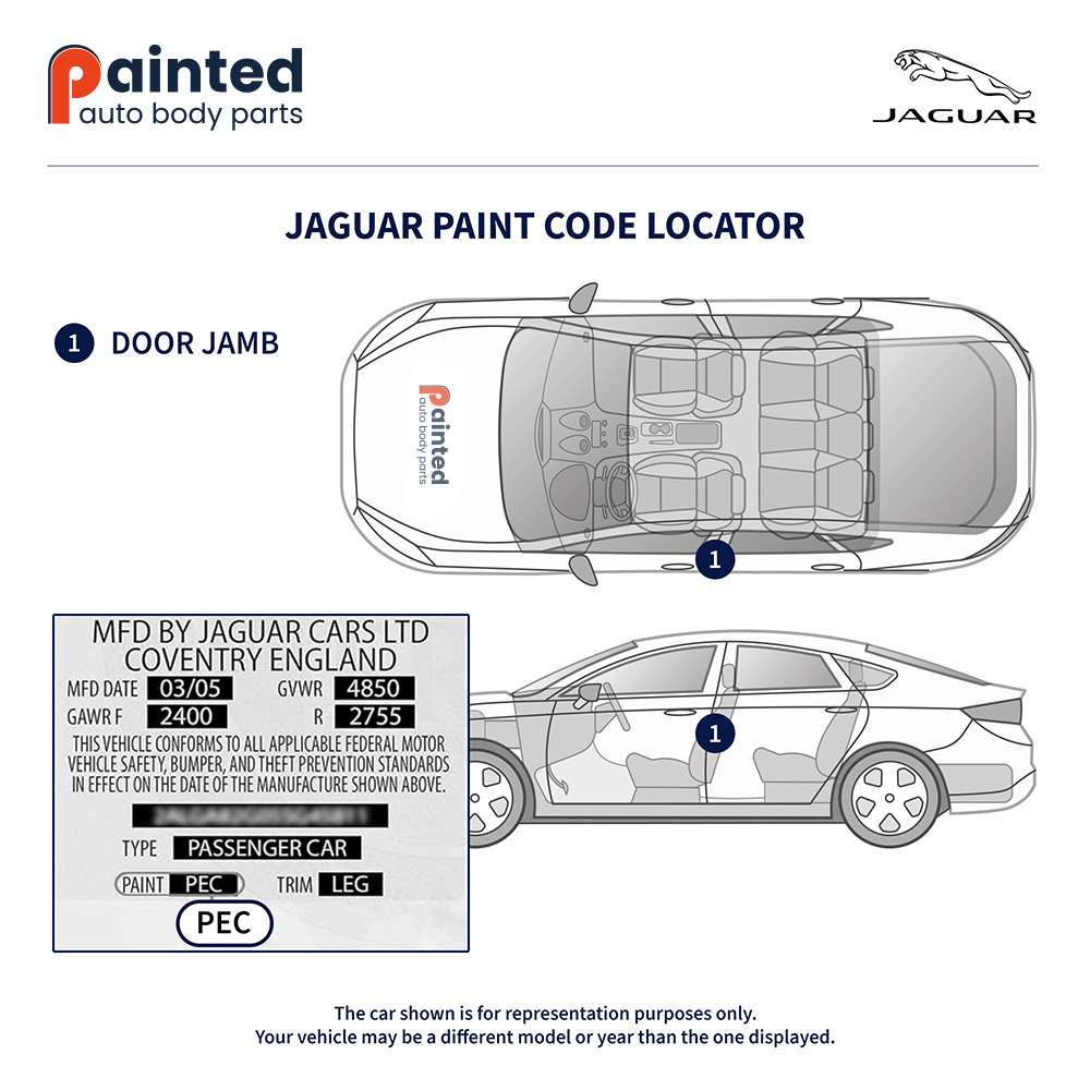 Jaguar Paint Code Locator