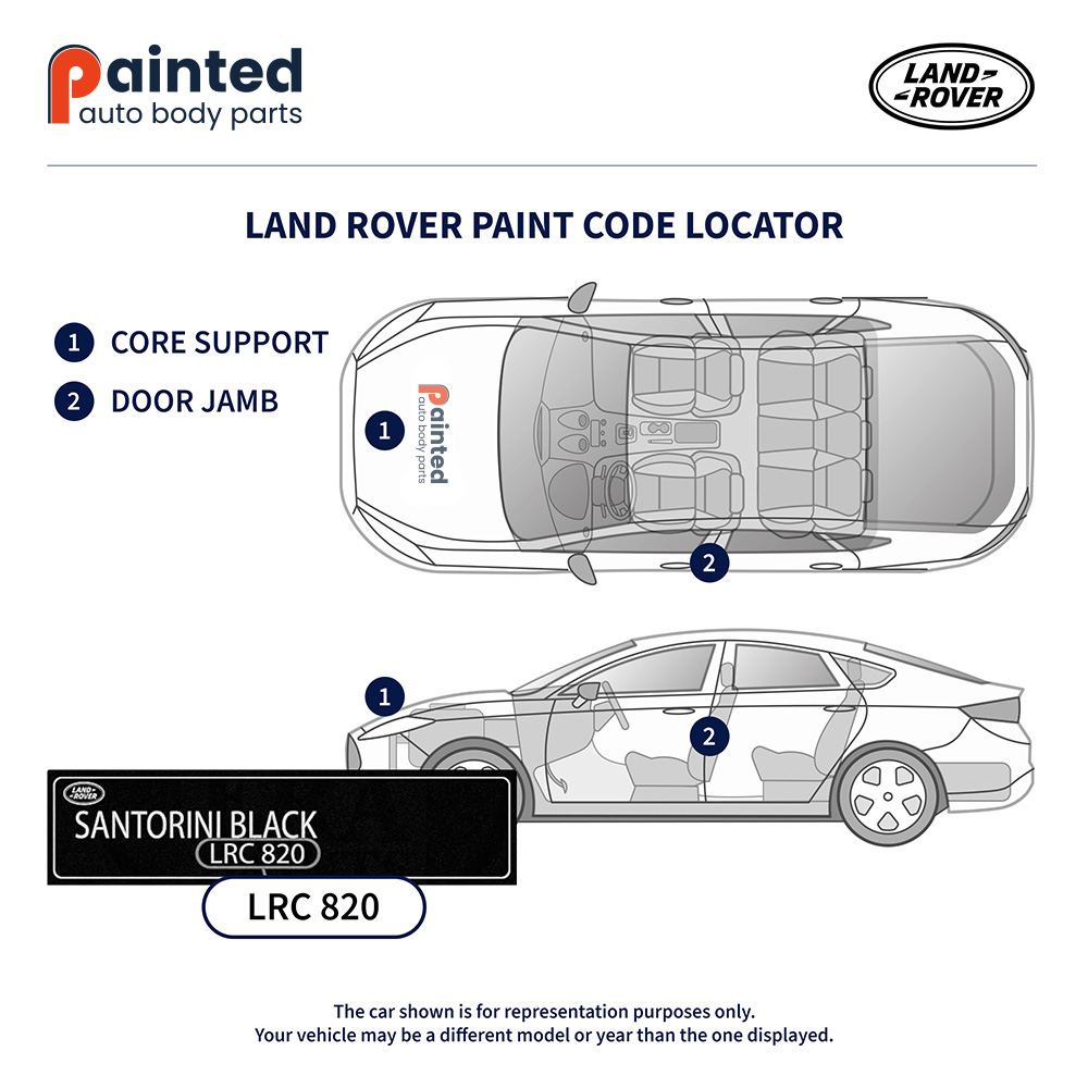 Land Rover Paint Code Locator