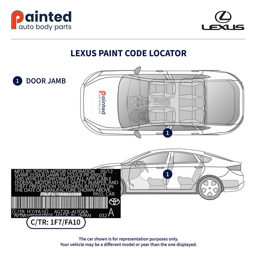 Lexus Paint Code Locator